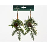 Everlands Modern Pinecone and Eucalyptus Pick Set of 2